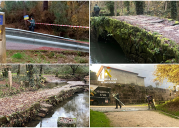 Reabren el tramo del Camino Portugués cerrado por la crecida del río Louro a su paso por Tui y O Porriño