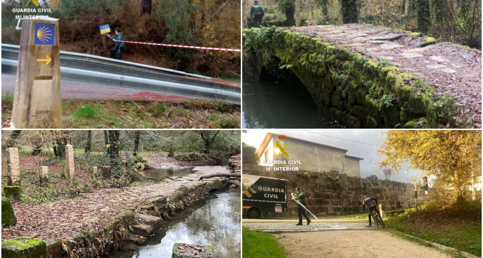 Reabren el tramo del Camino Portugués cerrado por la crecida del río Louro a su paso por Tui y O Porriño