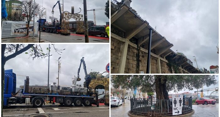 El Paseo de Alfonso (y su histórica balaustrada) se quedan al desnudo