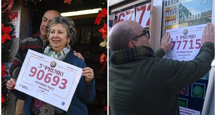 La suerte de la Lotería de Navidad en Vigo: del sobre ‘cualquiera’ al estreno de un quiosco de Bembrive
