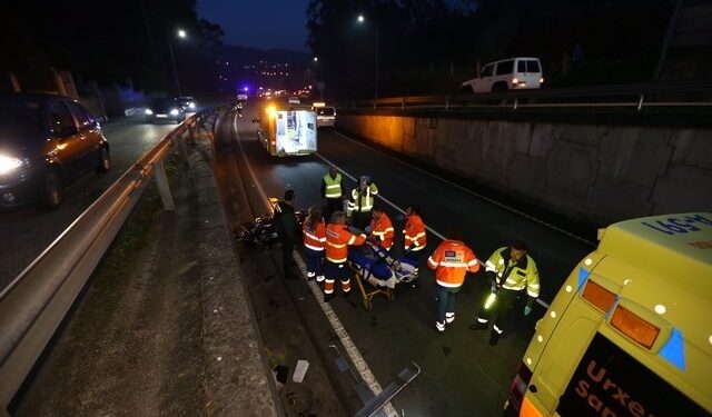 Muere un motorista de Vigo tras chocar contra un turismo cuyo conductor dio positivo en alcohol