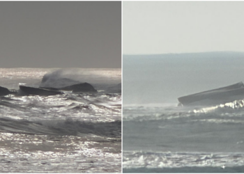 Naufragio en la desembocadura del Miño: tres marineros desaparecidos y tres dos rescatados