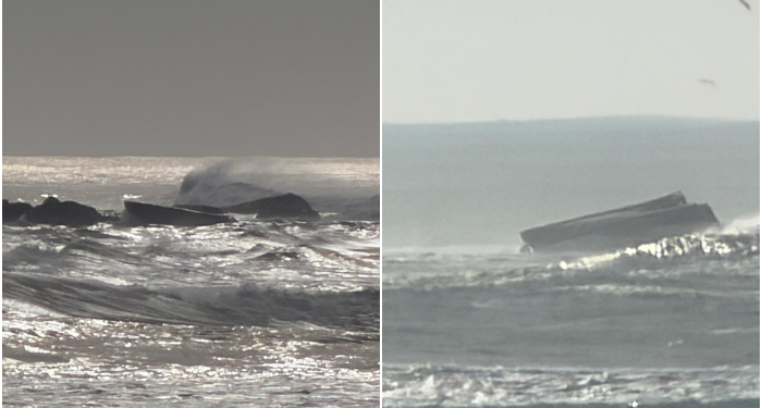 Naufragio en la desembocadura del Miño: tres marineros desaparecidos y dos rescatados