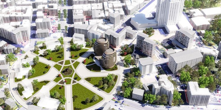 Caballero: «Avanzamos a toda velocidad en la Plaza de España»