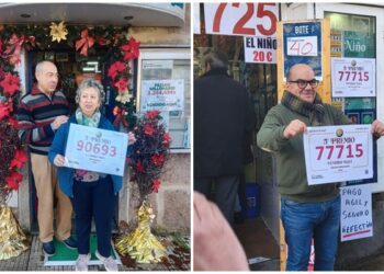 La suerte de la Lotería de Navidad en Vigo: del sobre ‘cualquiera’ al estreno de un quiosco de Bembrive