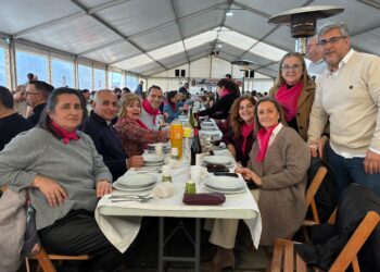 Luisa Sánchez participa en la Festa do Cocido de Matamá