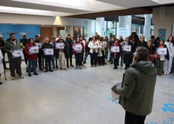 SOS Sanidade Pública anima desde Vigo, «zona cero de los recortes», a una nueva manifestación