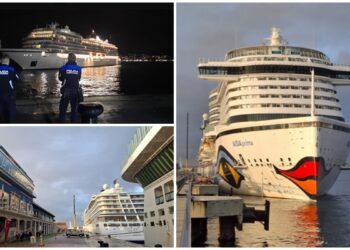 El Puerto de Vigo vive una jornada histórica: primera escala de un pionero crucero