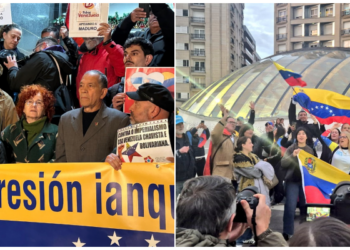 Venezolanos celebran en Vigo la caída de Maduro y el consulado acoge una «condena contra el ataque»