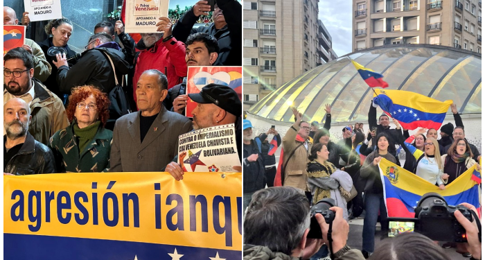 Venezolanos celebran en Vigo la caída de Maduro y el consulado acoge una «condena contra el ataque»