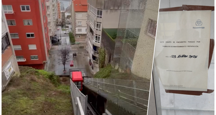 El mayor fracaso de Vigo Vertical: el elevador que suma años con averías dilapida otros 200.000€