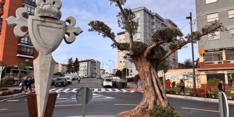 Caballero replica el Olivo centenario en Balaídos: «Se plantó cuando se fundó el Celta»
