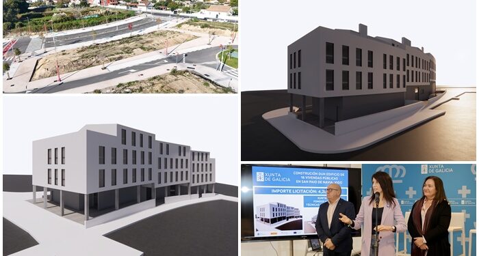 Se inicia en Navia una nueva obra (con técnicas industrializadas) que tendrá 16 viviendas y será para alquiler