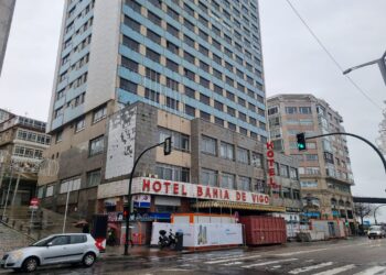 Una constructora de A Coruña se apodera ya de las obras para transformar el icónico hotel Bahía de Vigo