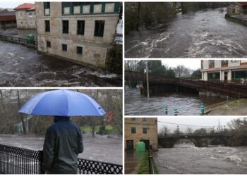 Borrasca Joseph: preocupación por ríos desbordados y la Xunta avisa de que lo peor está por venir