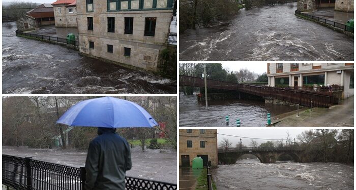 Borrasca Joseph: preocupación por ríos desbordados y la Xunta avisa de que lo peor está por venir