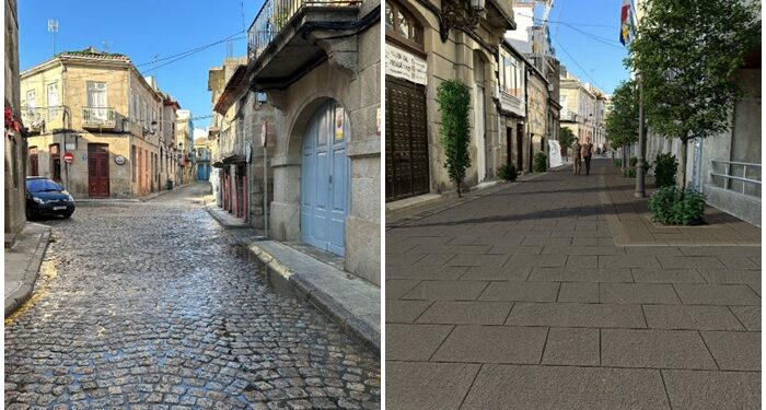 Las obras para humanizar la rúa Pazo, en Bouzas, sufren un contratiempo: se duplica el plazo de ejecución