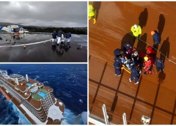 Evacúan a un crucerista al hospital de Vigo cuando el buque navegaba a la altura de Cabo Silleiro