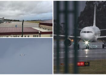 Peinador, una pista a ralentí: así consiguió aterrizar el vuelo de Barcelona, con retraso y turbulencias